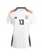 Deutschland Thomas Muller #13 Heimtrikot für Frauen EM 2024 Kurzarm